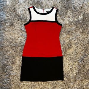 Color Block Sleeveless Dress - R&K